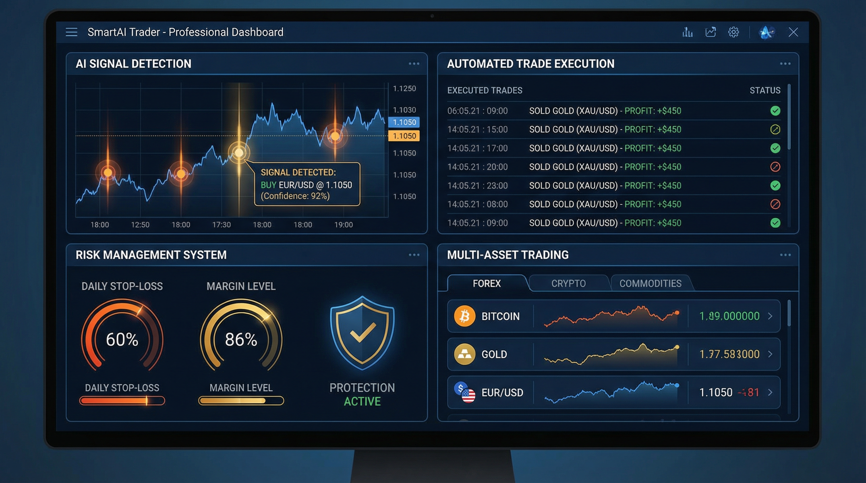 [interface] screenshot of core features (for a ai legal tech company)