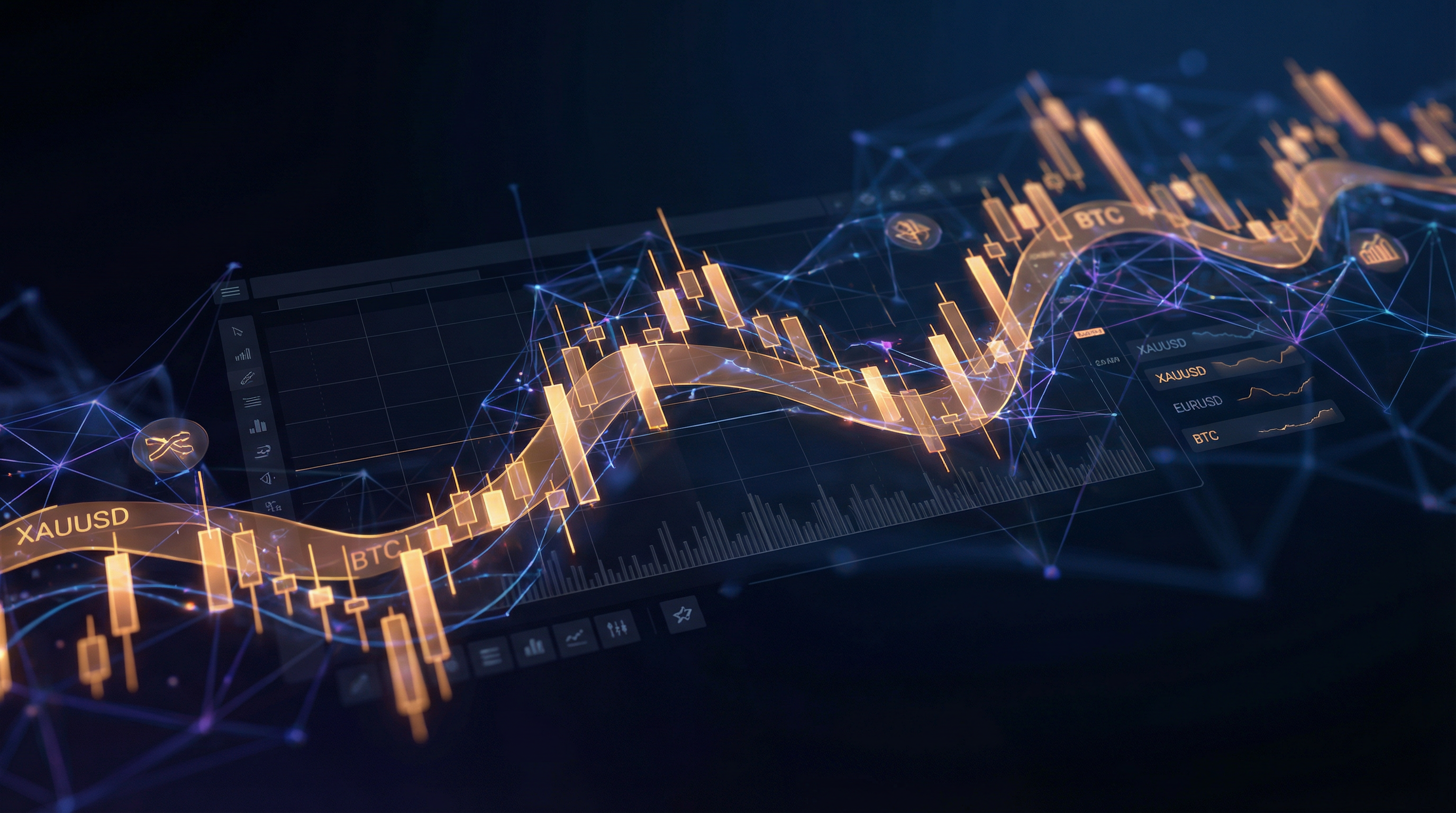 [background image] image of futuristic technology (for a data analytics and business intelligence)